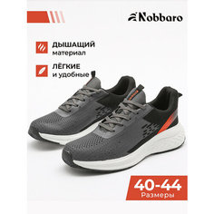 Кроссовки Nobbaro Весна-лето 2024, полнота 7, размер 44, темно-серый