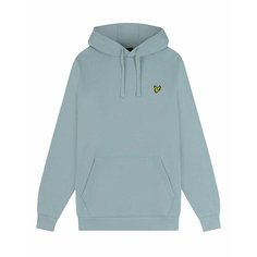 Худи Lyle & Scott Pullover Hoodie, размер S, , голубой, желтый
