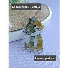 Брошь Blossom, 1 шт., бежевый