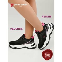 Кроссовки Pierre Cardin Осень-зима 2024, полнота G, размер 36, черный