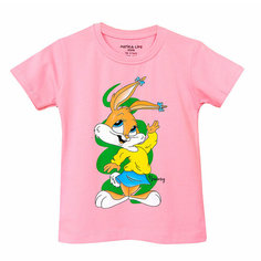 Футболка PATIKA LIFE, размер 104, розовый