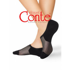 Носки Conte elegant Active Ультракороткие, размер 25(38-39), черный