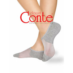 Носки Conte elegant Active Ультракороткие, размер 27(40-41), серый