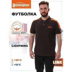 Футболка Remington, размер 56-58, коричневый
