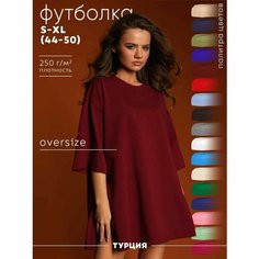 Футболка LUIGGI FENZO, размер S-M, бордовый