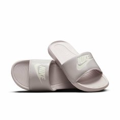 Шлепанцы NIKE Victori One, размер 11 US, розовый/белый