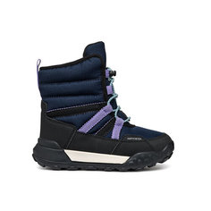 Дутики GEOX Trekkyup ABX, размер 32 EU, неви/лиловый