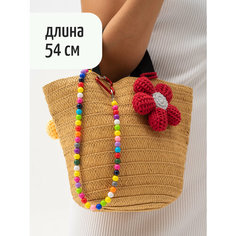 Украшение на сумку, гладкая фактура, мультиколор Nevesna