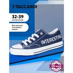 Кеды T.Taccardi Кеды детские для мальчиков T.TACCARDI размер 32 цвет темно-синий, размер 32, темно-синий