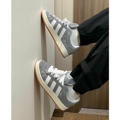 Кеды adidas Campus 00s, размер 39 RU (7.5 US), белый/серый