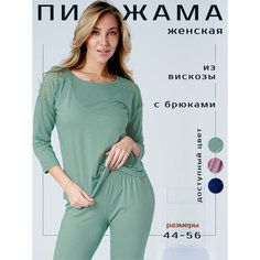 Пижама Надежда, размер 44, оливковый