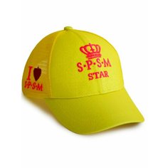 Бейсболка S.P.S.M. для девочек и женщин, размер М, лимонный