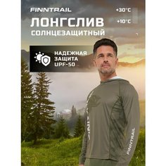 Лонгслив Finntrail, размер XXL, , хаки