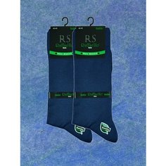 Носки Raffaello Socks, комплект, 2 пары, размер 42-45, синий