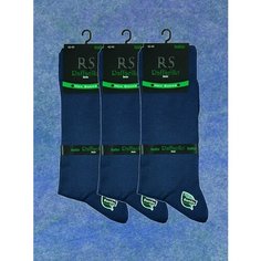 Носки Raffaello Socks, комплект, 3 пары, размер 42-45, синий