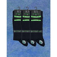 Носки Raffaello Socks, комплект, 3 пары, размер 42-45, графит