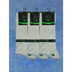 Носки Raffaello Socks, комплект, 3 пары, размер 42-45, светло-серый