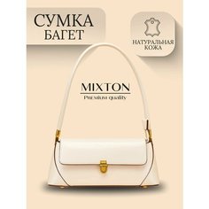 Сумка багет MIXTON, молочный