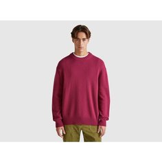 Джемпер UNITED COLORS OF BENETTON, размер M, , фиолетовый