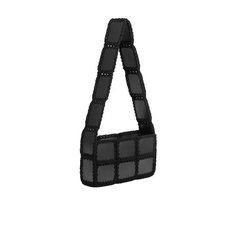 Сумка кросс-боди IMAKEBAGS SEVA, фактура гладкая, черный