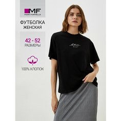 Футболка MARK FORMELLE Для женщин, размер 44, мультиколор, черный