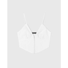 Топ Gloria Jeans GJ BLACK, размер L (48-50), белый