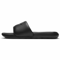 Шлепанцы NIKE Victori One, размер 9 US, черный/серый