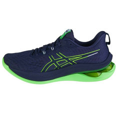 Кроссовки ASICS GEL-KINSEI MAX, размер US 11, thunder blue/electric lime