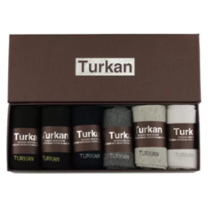 Носки Turkan, комплект, 6 пар, размер 41-45, разноцветный 1
