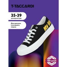 Кеды T.Taccardi Кеды для мальчика T.TACCARDI, размер 35, черный