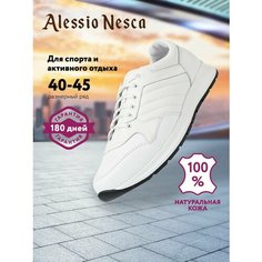 Кроссовки Alessio Nesca Осень-зима 2024, полнота G, размер 44, белый