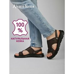 Сандалии Alessio Nesca, размер 44, коричневый