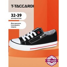 Кеды T.Taccardi Кеды для мальчика T.TACCARDI размер 38 цвет черный, размер 38, черный