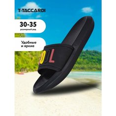 Шлепанцы T.Taccardi, размер 30, черный