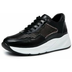 Кроссовки Pierre Cardin Осень-зима 2024, полнота G, размер 36, черный/белый