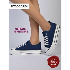 Кеды T.Taccardi Весна-лето 2024, полнота G, размер 39, темно-синий
