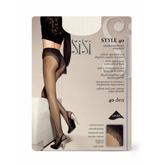 Колготки Sisi STYLE, 40 den, размер 3, Bianco=Белый