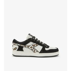 Кеды Diadora BASKET LOW PANTHER WN, размер T5, черный/леопардовый