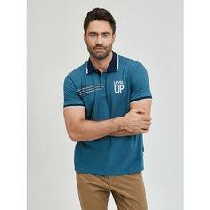 Поло BeGood, размер 50, темно-бирюзовый