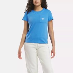 Футболка Reebok Identity Small Log, размер M, голубой