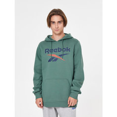 Свитшот Reebok identity big logo, размер XL INT, , зеленый/синий