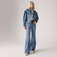 Джинсы клеш Levis RIBCAGE BELLS VINTAGE, размер 26/32, синий/голубой Levis®