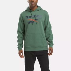 Свитшот Reebok identity big logo, размер S INT, , зеленый/синий
