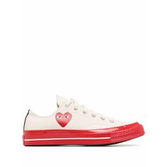 Кеды COMME des GARCONS x Comme des Garcons PLAY Chuck 70, размер 6 US, красный