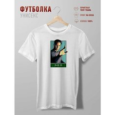 Футболка Futbolkoff матрица нео neo, размер L, белый