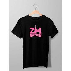 Футболка Futbolkoff zm nation, размер 6XL, черный