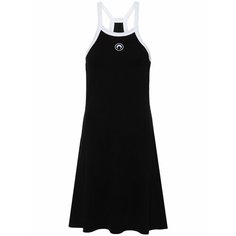 Платье Marine Serre Crescent Moon, размер XL, черный