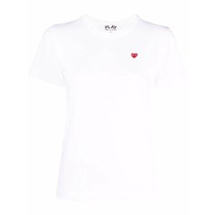 Футболка Comme des Garcons PLAY, размер L undefined (Стандартные размеры), white