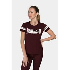 Футболка LONSDALE, размер М, бордовый