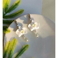 Серьги с подвесками Blossom, белый
